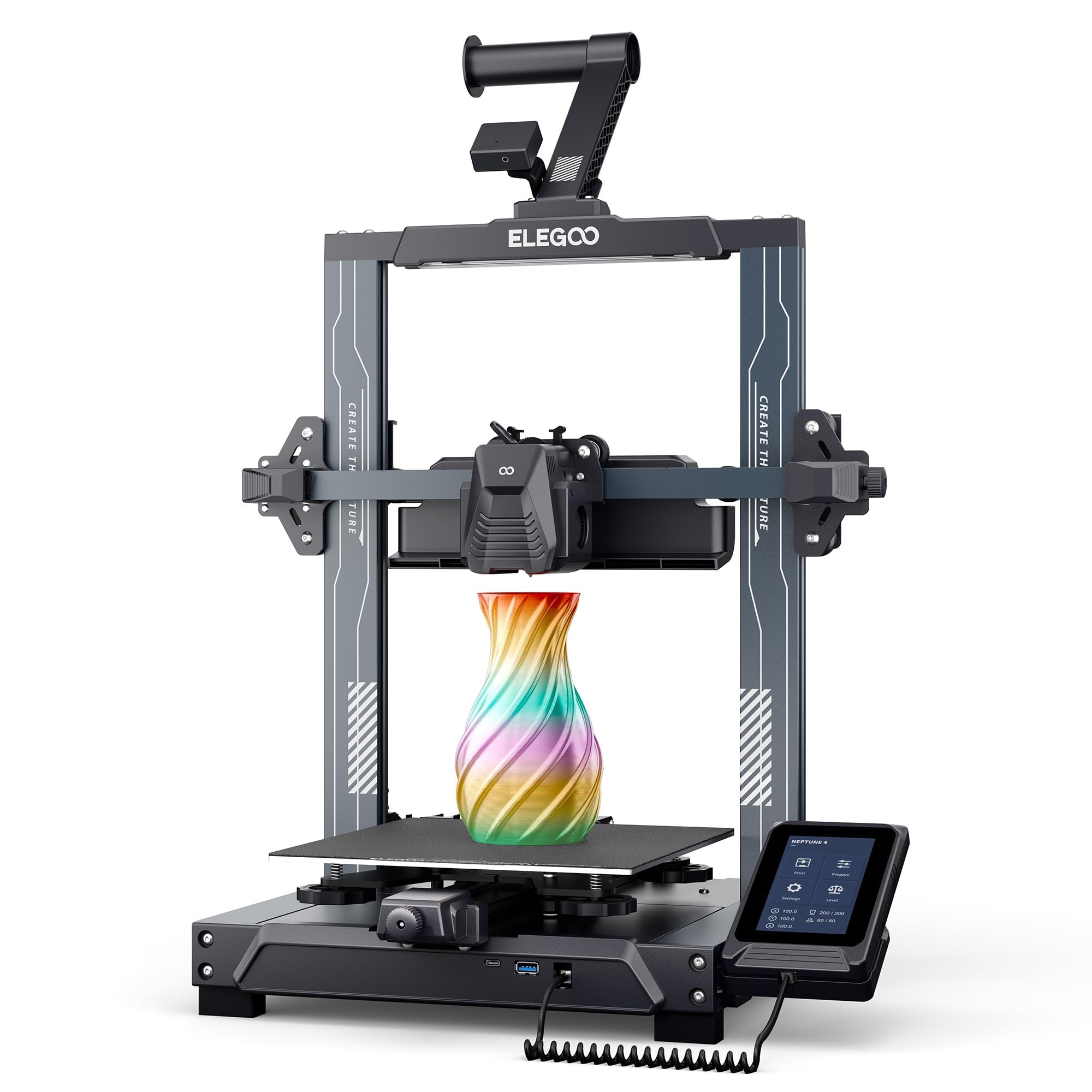 【meme777】Neptune4Plus3Dプリンター 本体 おまけ付き Elegoo FFF方式 3Dプリンター 『Neptune 4 Pro』 : Spero